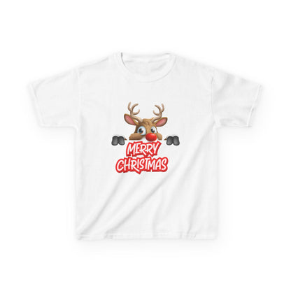 Kids Christmas Reindeer T-Shirt | Rudolph Holiday Tee