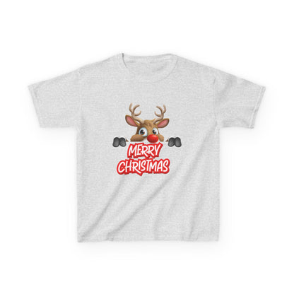 Kids Christmas Reindeer T-Shirt | Rudolph Holiday Tee
