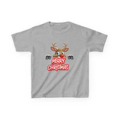 Kids Christmas Reindeer T-Shirt | Rudolph Holiday Tee