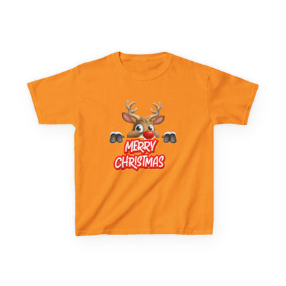 Kids Christmas Reindeer T-Shirt | Rudolph Holiday Tee