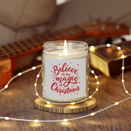 Believe in the Magic of Christmas Candle | Coconut Apricot Wax