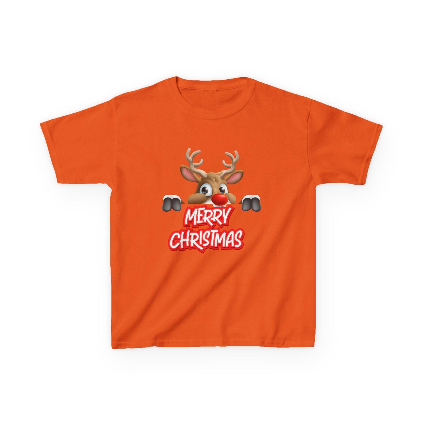 Kids Christmas Reindeer T-Shirt | Rudolph Holiday Tee