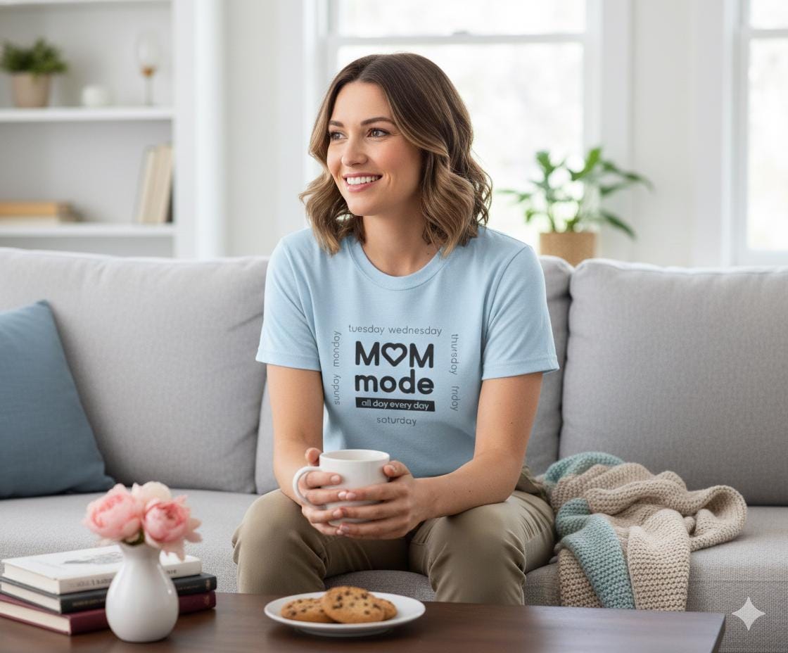 Mom Mode Graphic T-Shirt | Everyday Motherhood Tee