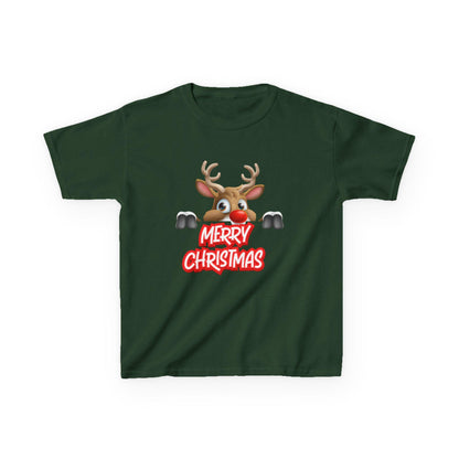 Kids Christmas Reindeer T-Shirt | Rudolph Holiday Tee
