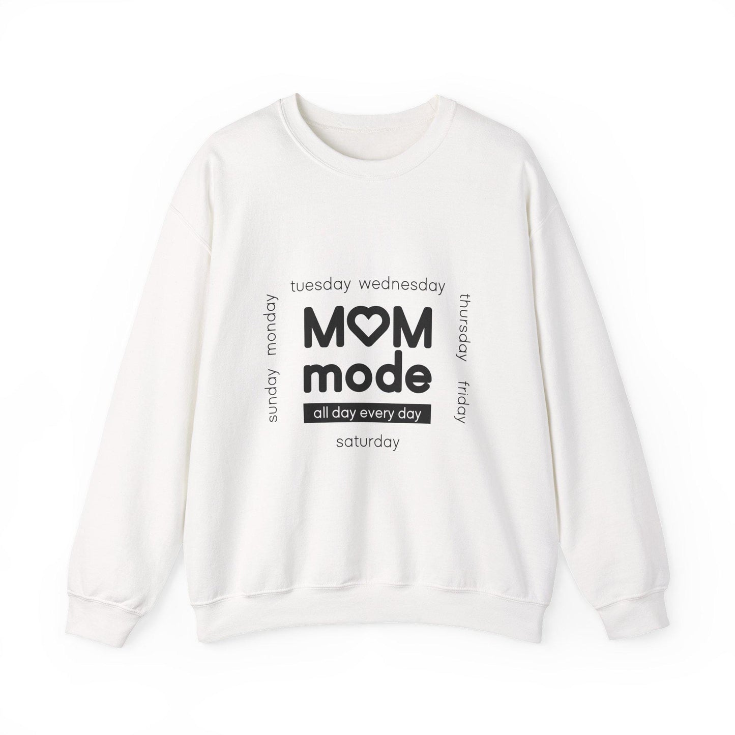 Mom Mode Crewneck Sweatshirt | Everyday Mom Life Shirt