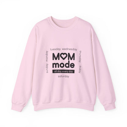 Mom Mode Crewneck Sweatshirt | Everyday Mom Life Shirt