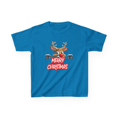 Kids Christmas Reindeer T-Shirt | Rudolph Holiday Tee