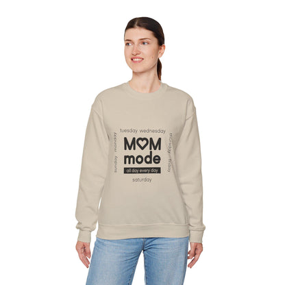 Mom Mode Crewneck Sweatshirt | Everyday Mom Life Shirt