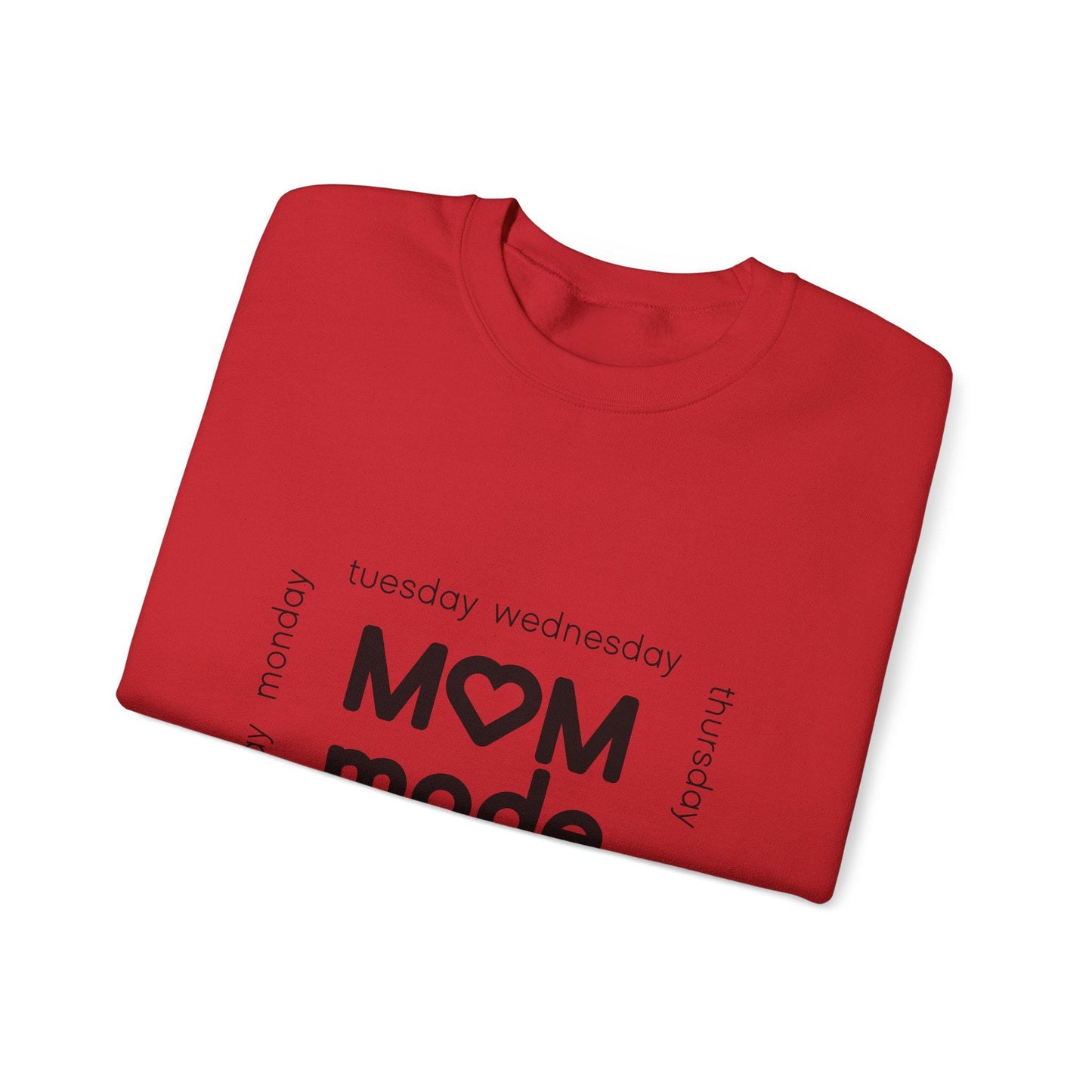 Mom Mode Crewneck Sweatshirt | Everyday Mom Life Shirt