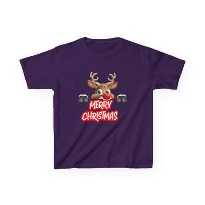 Kids Christmas Reindeer T-Shirt | Rudolph Holiday Tee