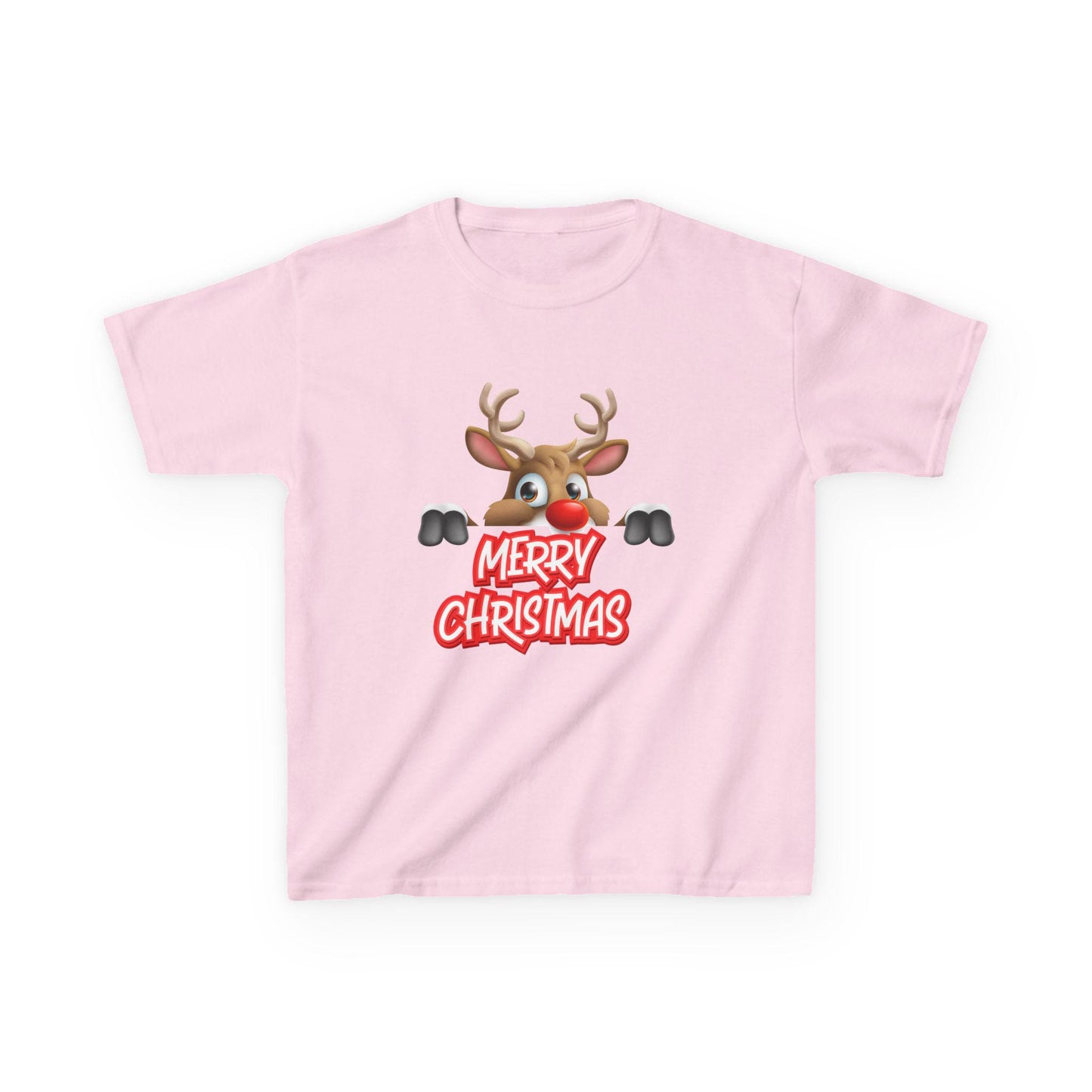 Kids Christmas Reindeer T-Shirt | Rudolph Holiday Tee