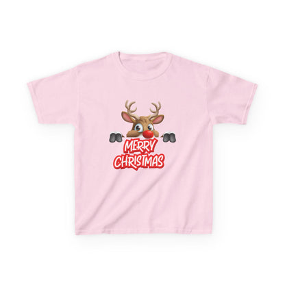 Kids Christmas Reindeer T-Shirt | Rudolph Holiday Tee