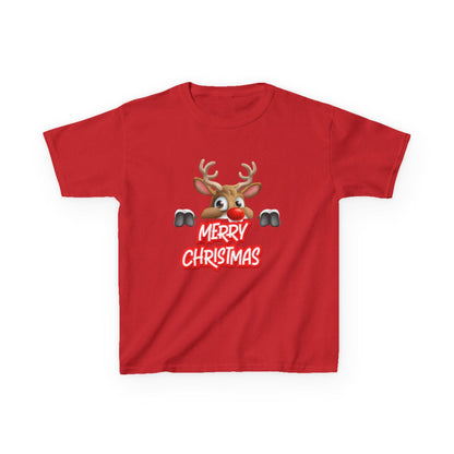 Kids Christmas Reindeer T-Shirt | Rudolph Holiday Tee