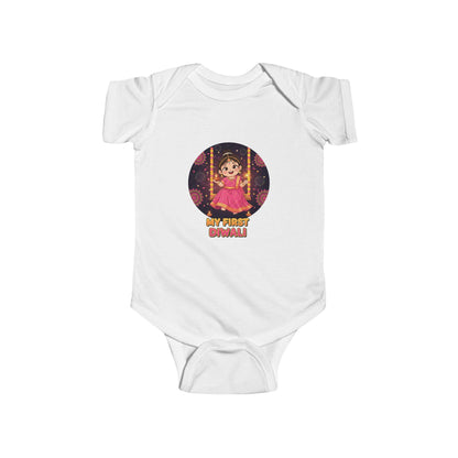My First Diwali Bodysuit | Indian Festival Baby Outfit