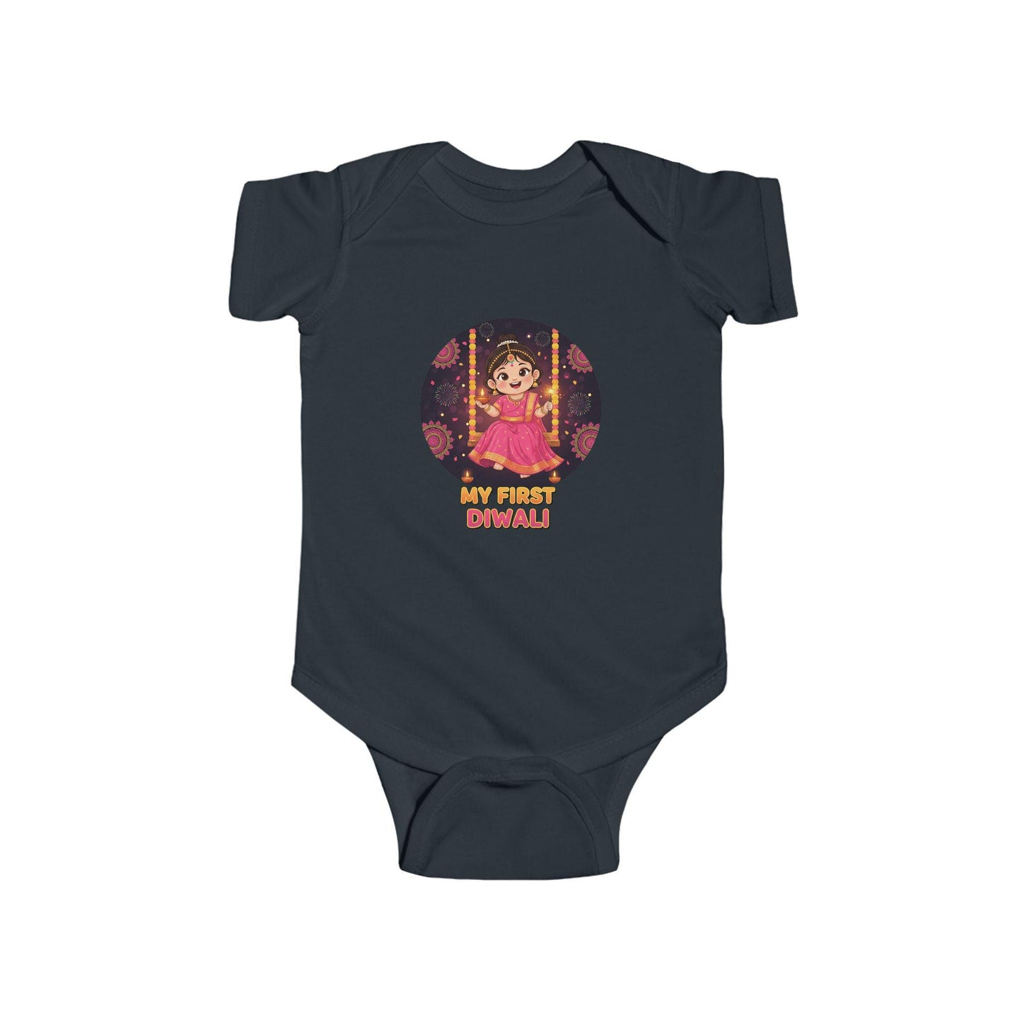 My First Diwali Bodysuit | Indian Festival Baby Outfit