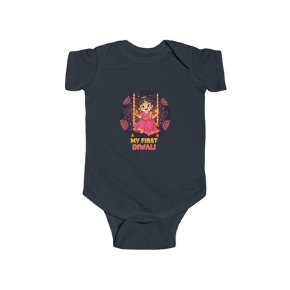 My First Diwali Bodysuit | Indian Festival Baby Outfit