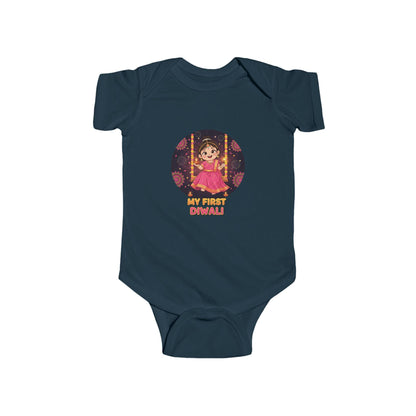My First Diwali Bodysuit | Indian Festival Baby Outfit