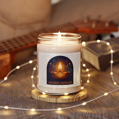 Scented Soy Candle for Diwali Celebration, Festive Home Decor, Relaxation Gift, Aromatherapy, Eco-Friendly Candle