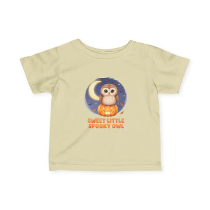Halloween Baby Tee: Spooky Owl Infant Shirt, Fall Outfit