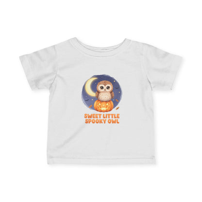 Halloween Baby Tee: Spooky Owl Infant Shirt, Fall Outfit