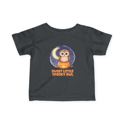 Halloween Baby Tee: Spooky Owl Infant Shirt, Fall Outfit