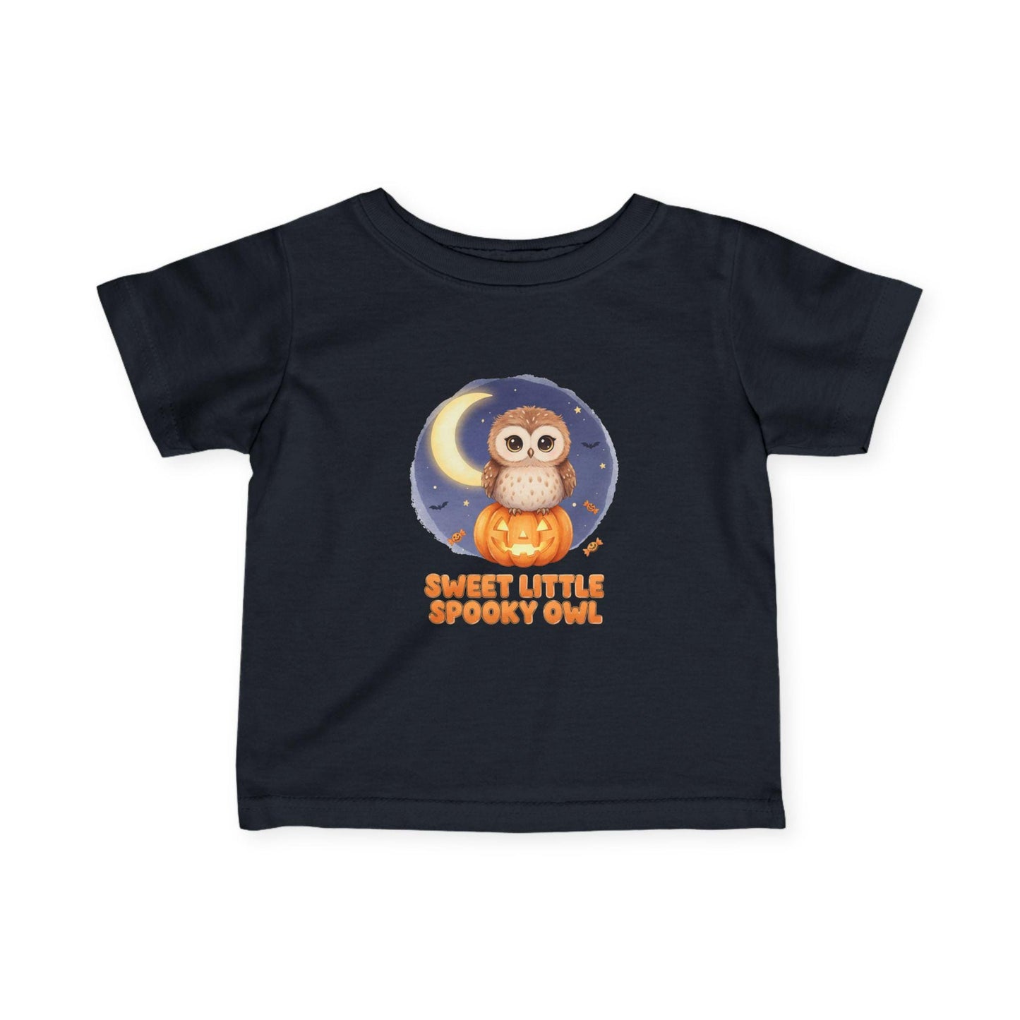 Halloween Baby Tee: Spooky Owl Infant Shirt, Fall Outfit