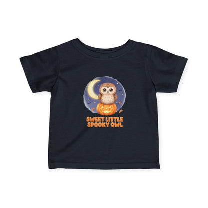 Halloween Baby Tee: Spooky Owl Infant Shirt, Fall Outfit