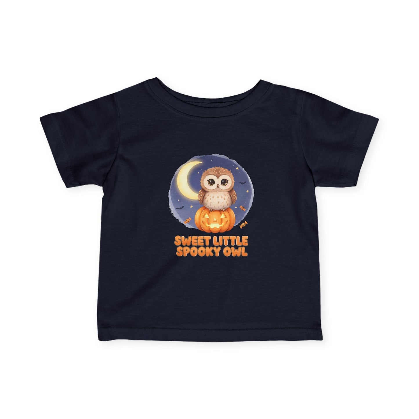 Halloween Baby Tee: Spooky Owl Infant Shirt, Fall Outfit