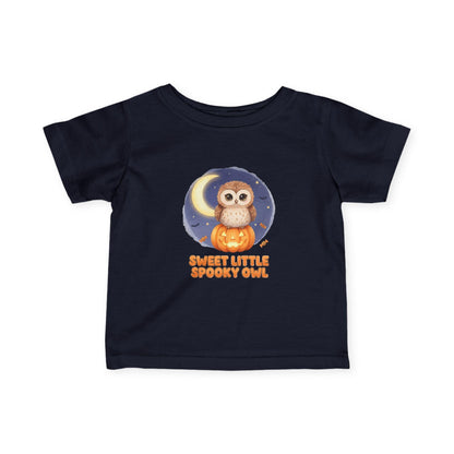 Halloween Baby Tee: Spooky Owl Infant Shirt, Fall Outfit