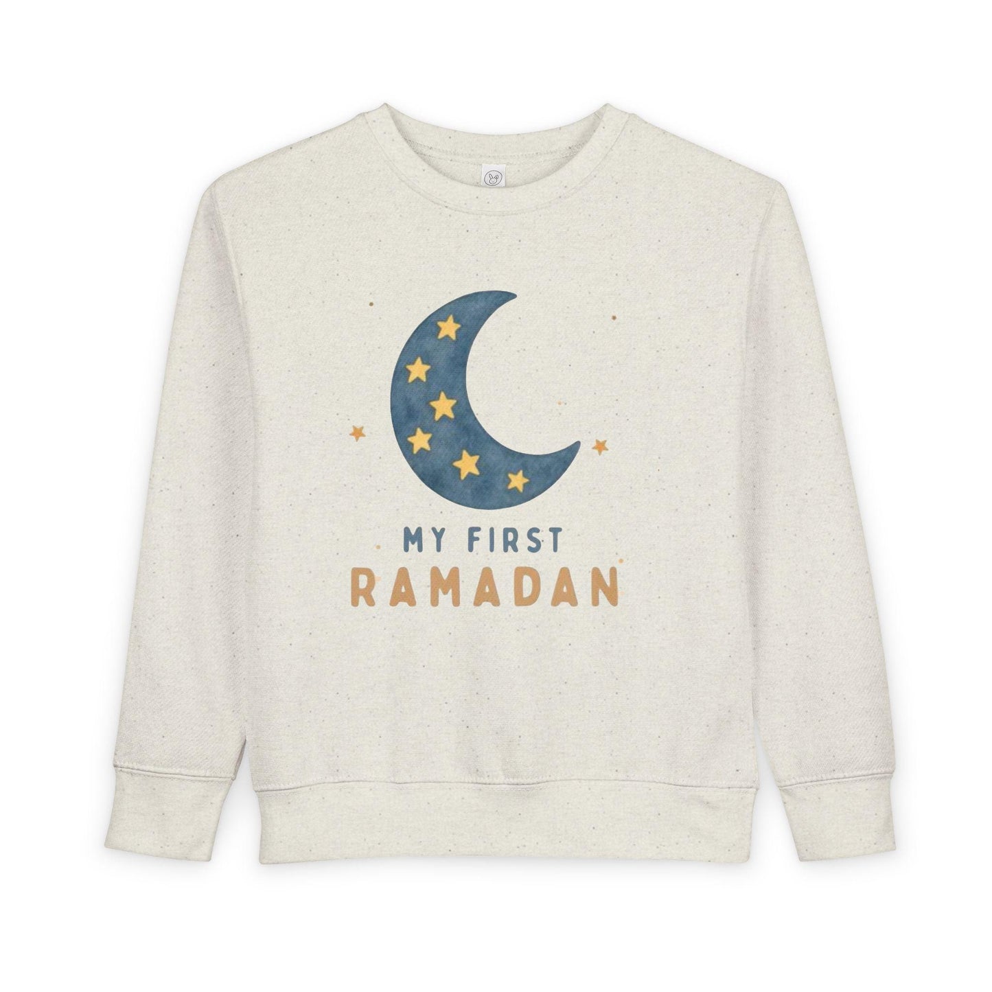 My First Ramadan toddler sweatshirt | Crescent Moon Stars Kids Ramadan Shirt