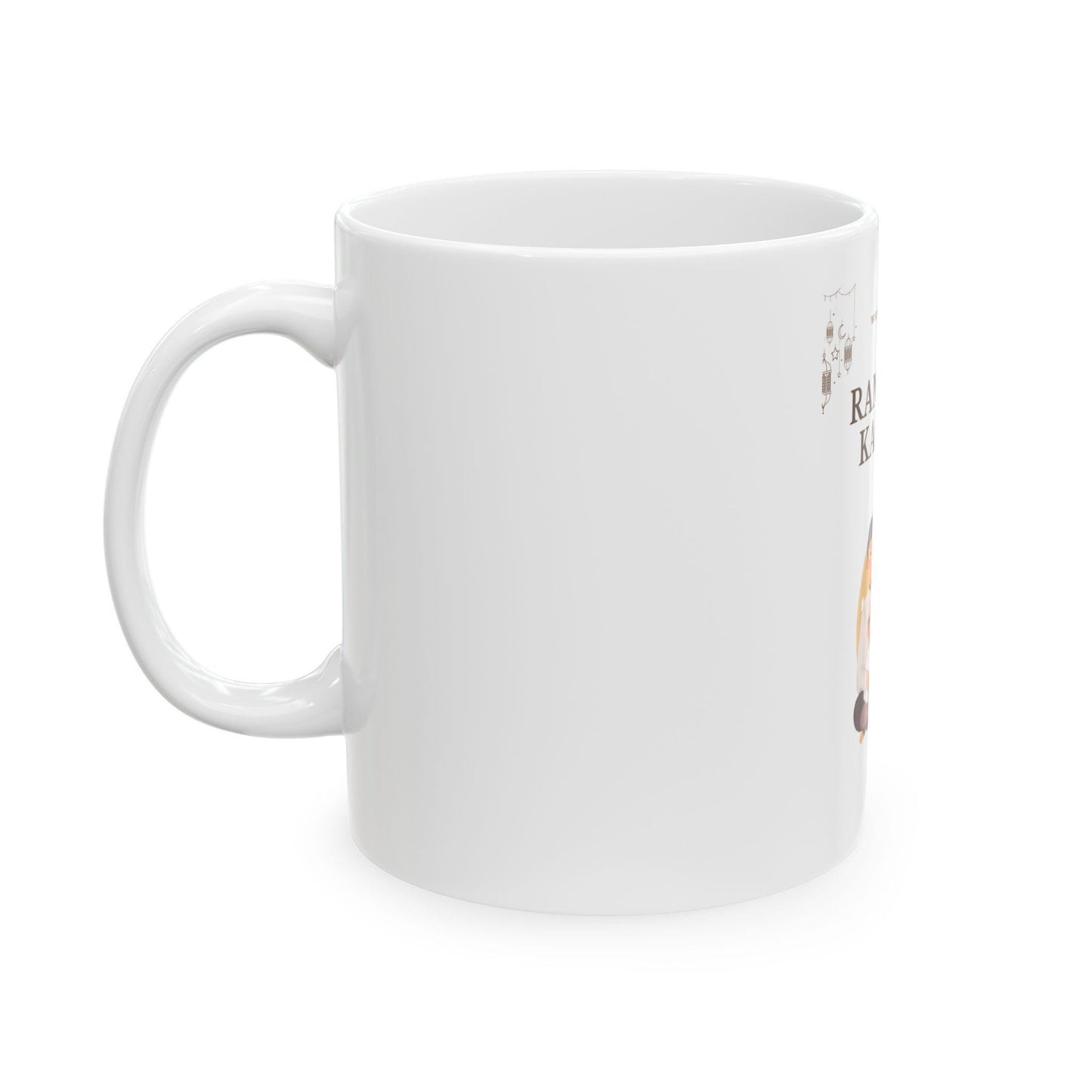 Ramadan Kareem Family Illustration Mug | Ceramic Coffee Cup