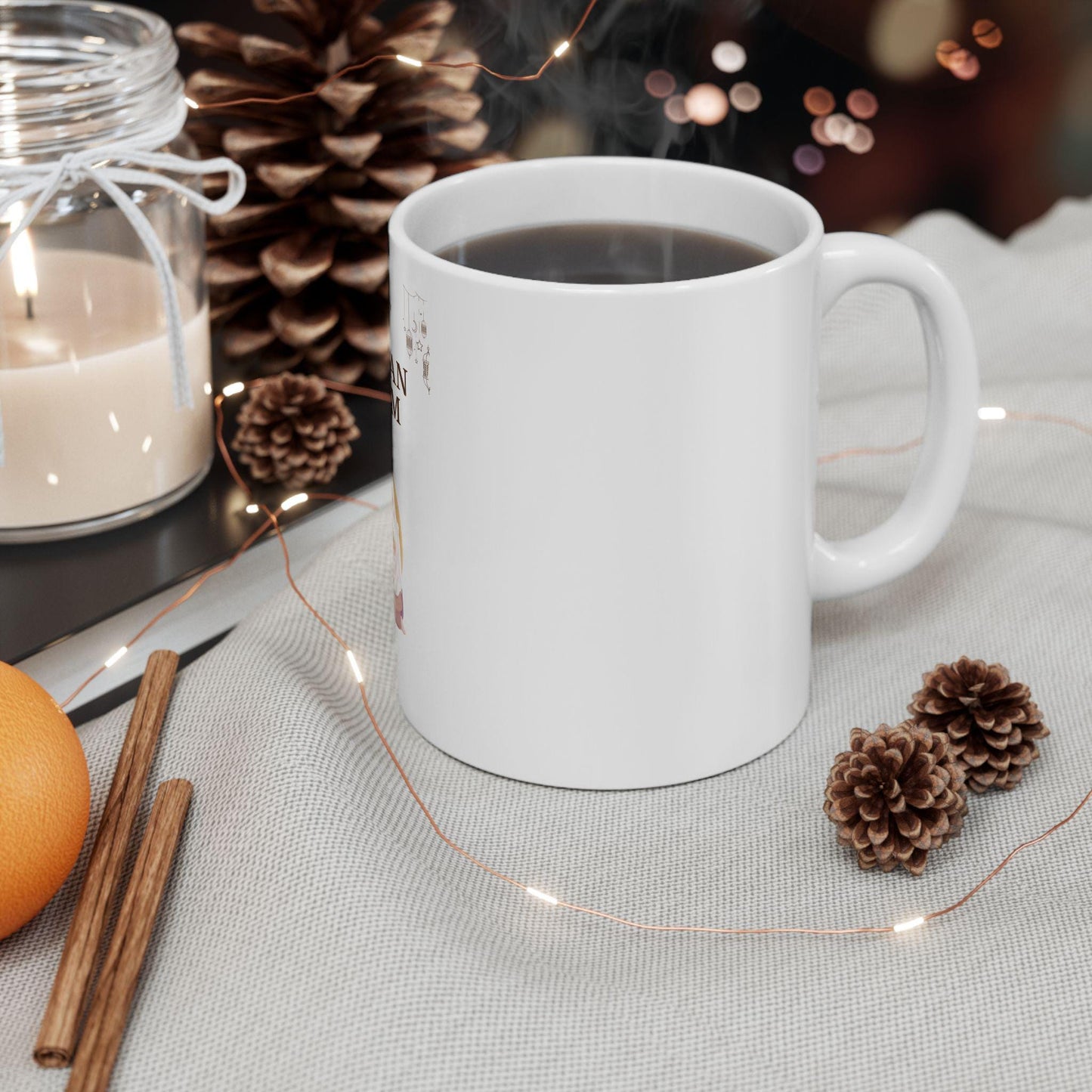 Ramadan Kareem Family Illustration Mug | Ceramic Coffee Cup