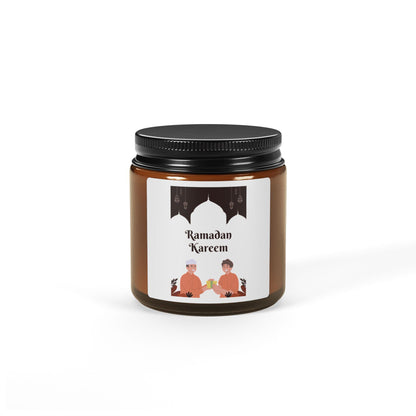 Ramadan Kareem Illustration Candle | Amber Jar Soy Candle