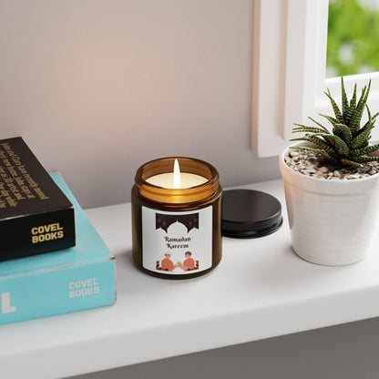 Ramadan Kareem Illustration Candle | Amber Jar Soy Candle