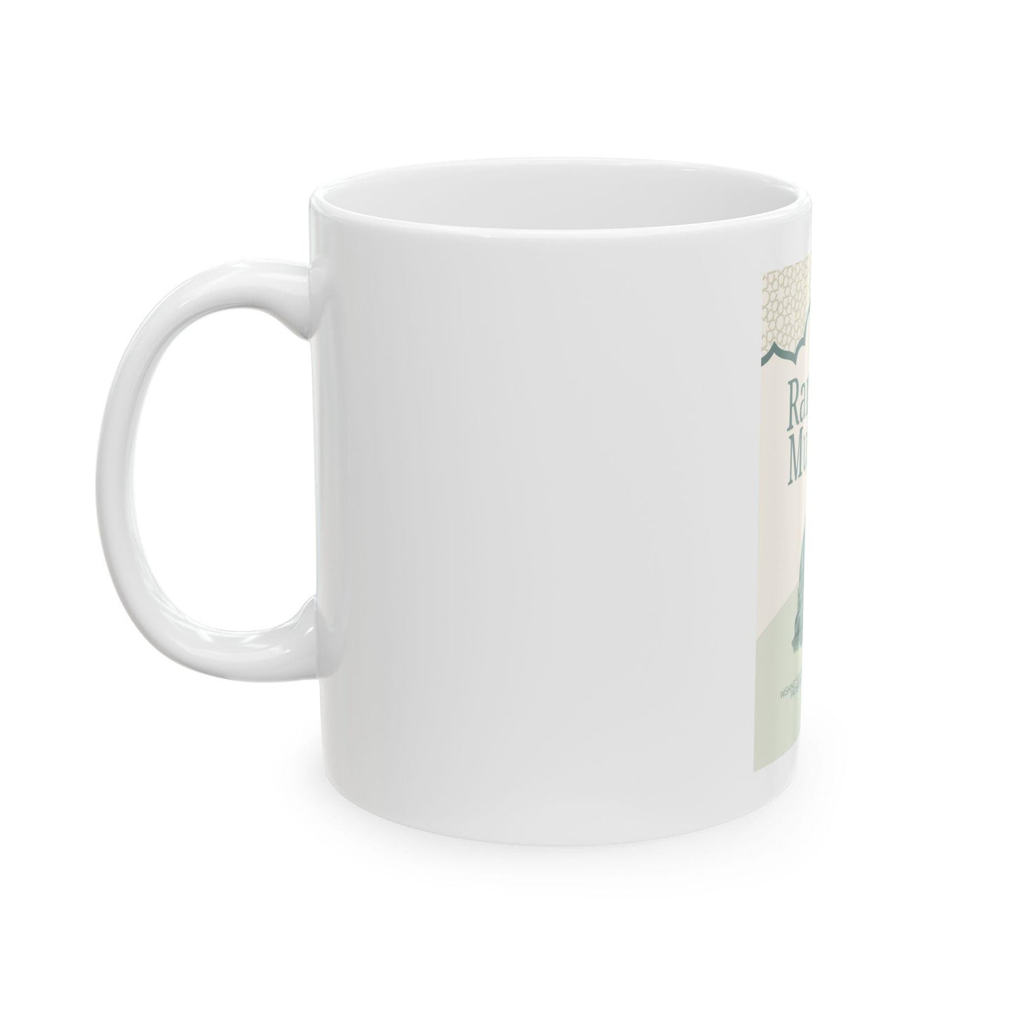 Ramadan Mubarak Mosque Illustration Mug | Islamic Holiday Ceramic Mug