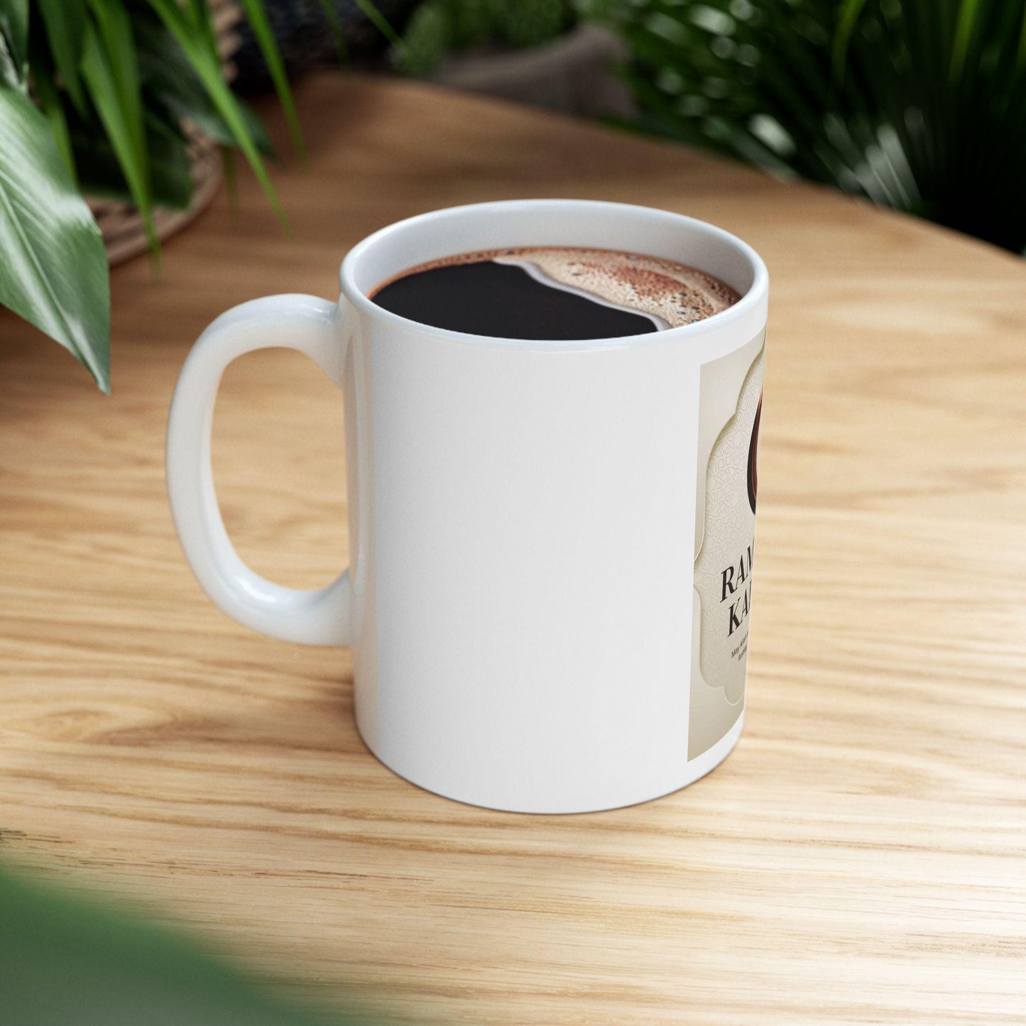 Ramadan Kareem Crescent Lantern Mug | Ceramic Coffee Tea Cup