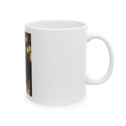 Gold Mosque Silhouette Mug | Islamic Lantern Ramadan Eid Ceramic Mug