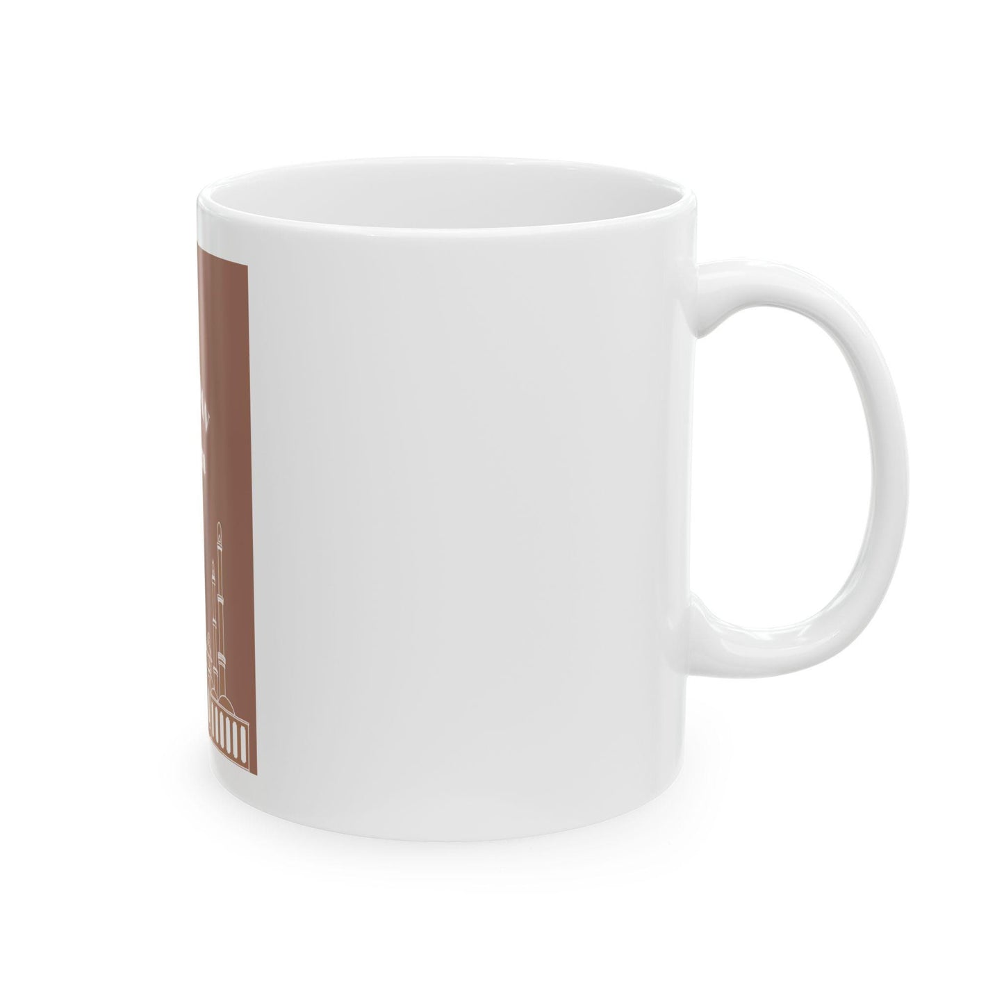 Ramadan Kareem Mosque Illustration Mug | Ceramic Coffee Cup