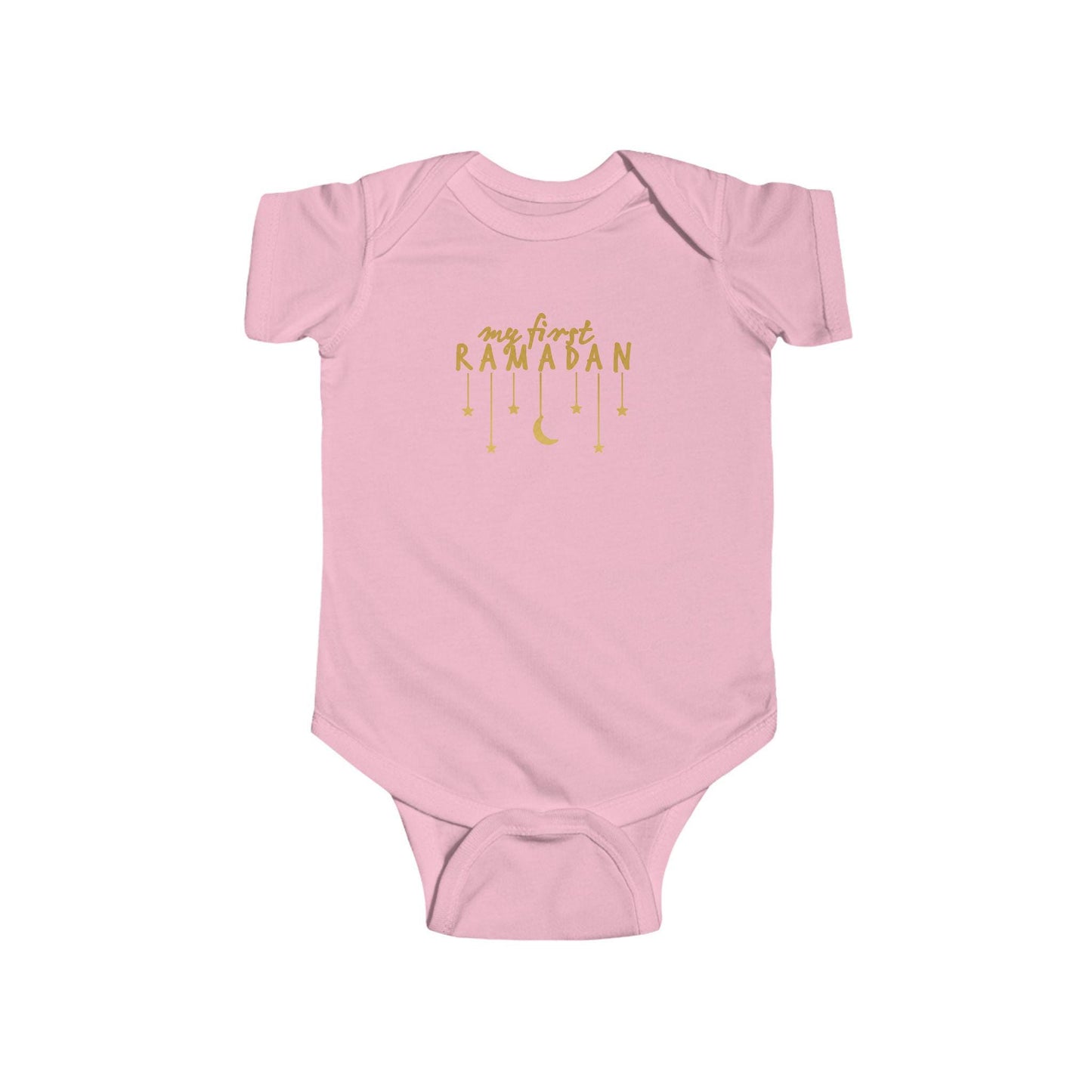 My First Ramadan Infant Bodysuit | Crescent Moon Stars Baby Onesie