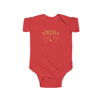 My First Ramadan Infant Bodysuit | Crescent Moon Stars Baby Onesie