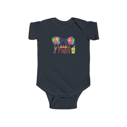 First Holi Color Splash Infant Bodysuit | Baby Holi Outfit