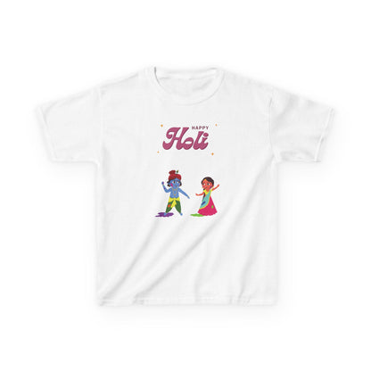Happy Holi kids tee | Holi festival children shirt, colorful powder play