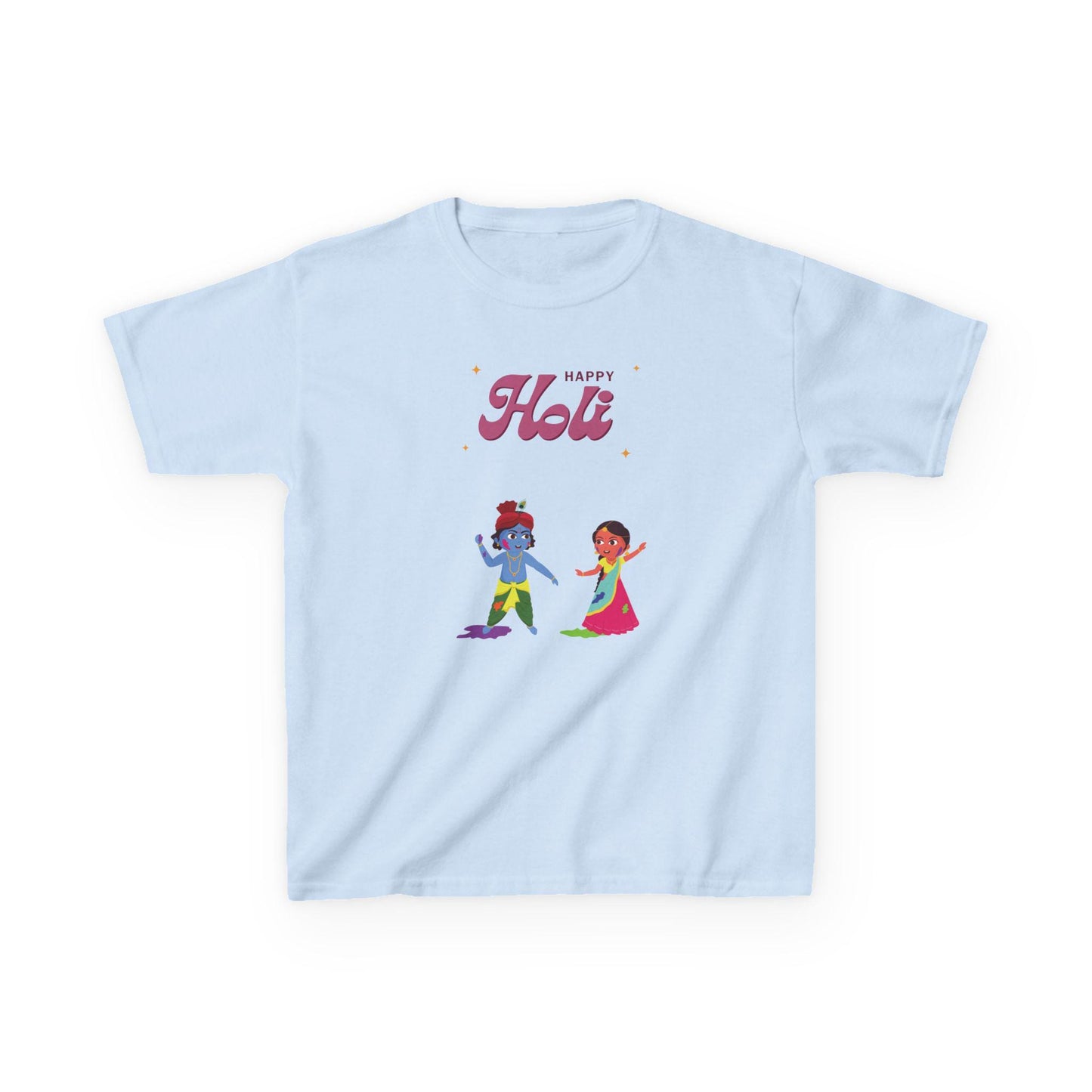 Happy Holi kids tee | Holi festival children shirt, colorful powder play