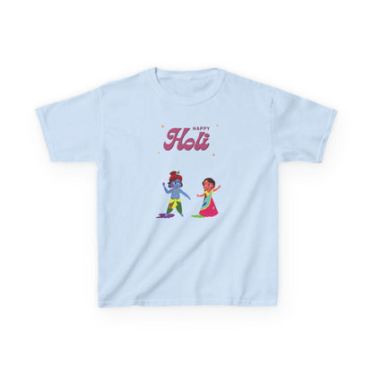 Happy Holi kids tee | Holi festival children shirt, colorful powder play