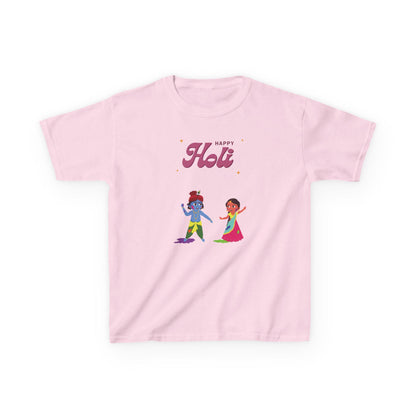 Happy Holi kids tee | Holi festival children shirt, colorful powder play