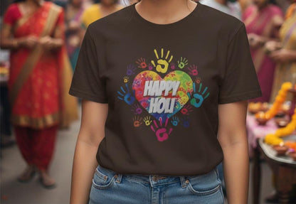 Happy You Heart, T-Shirt | Colorful Handprints, Positive Message