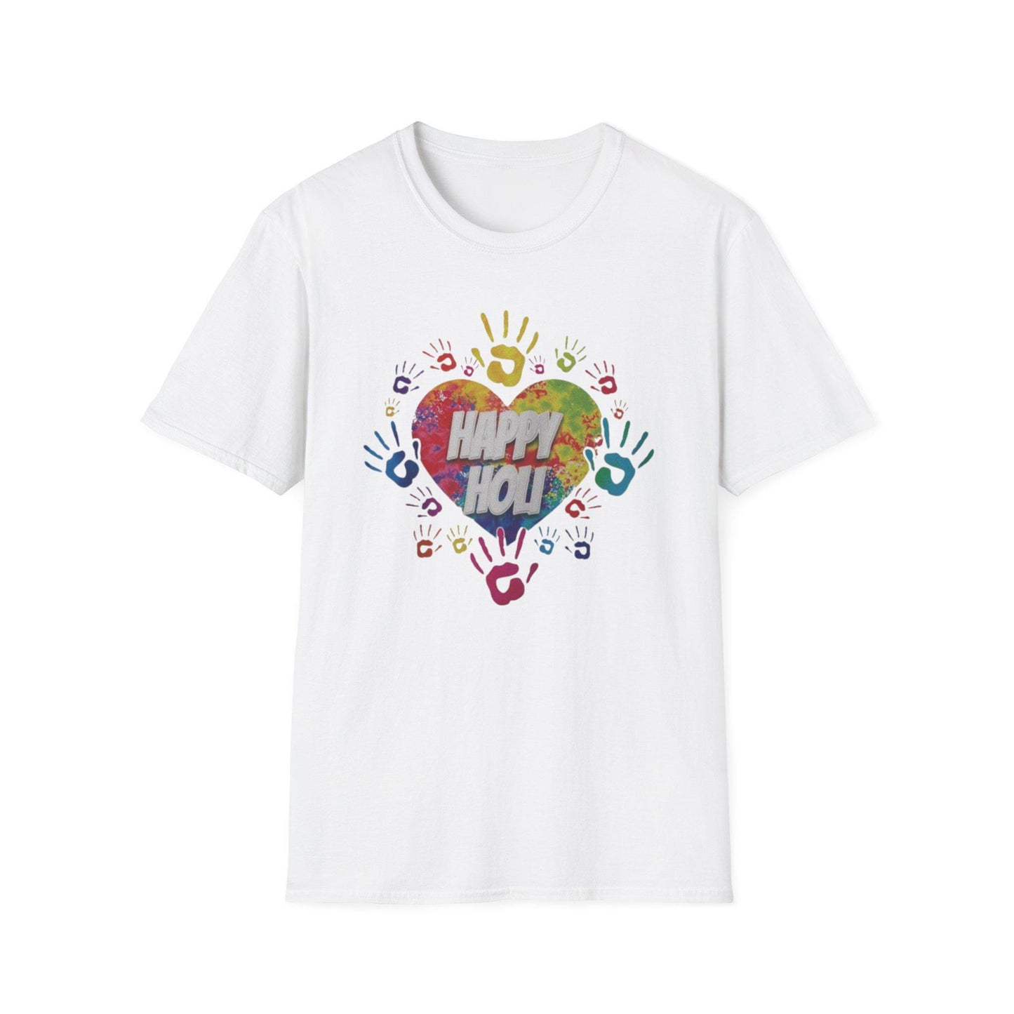 Happy You Heart, T-Shirt | Colorful Handprints, Positive Message
