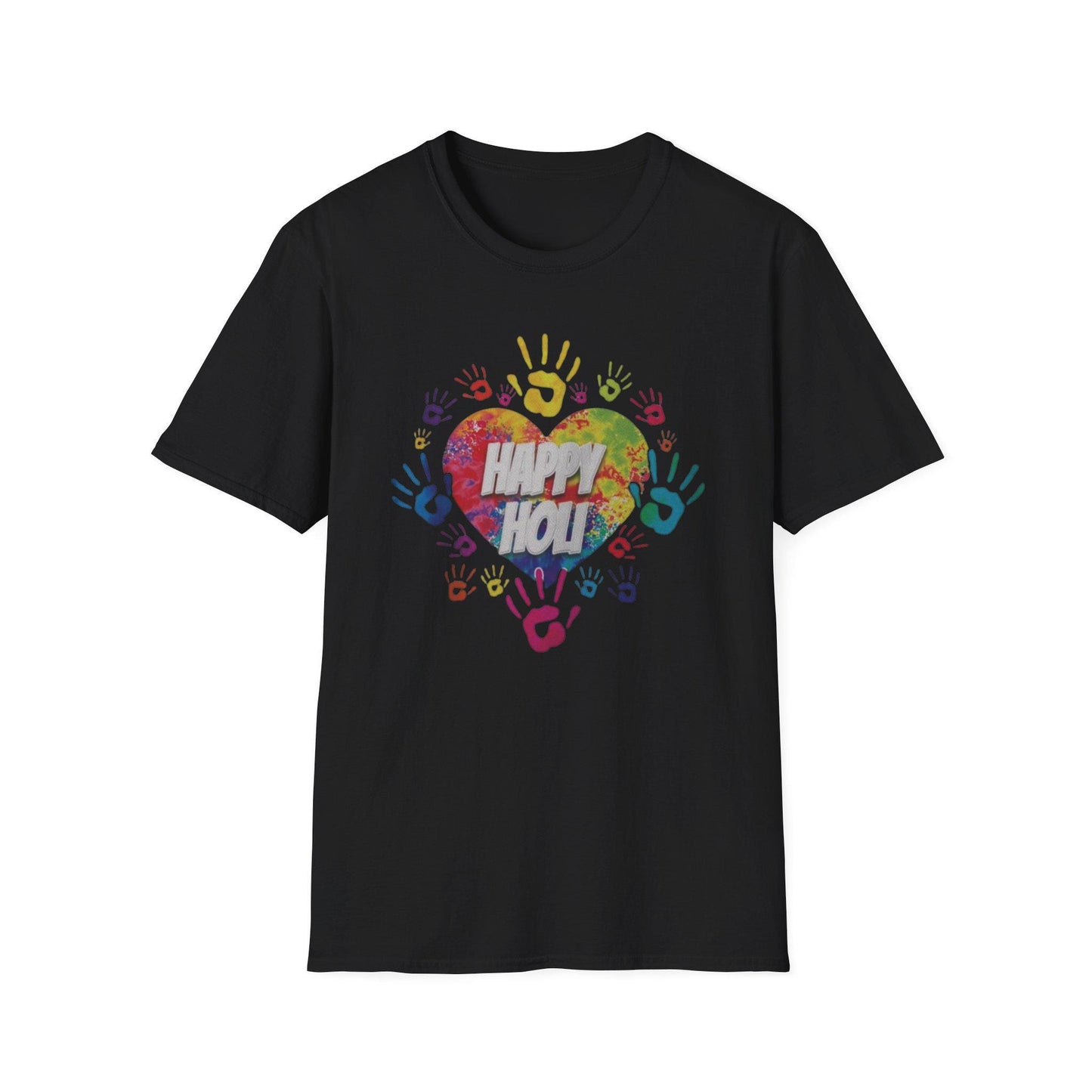 Happy You Heart, T-Shirt | Colorful Handprints, Positive Message