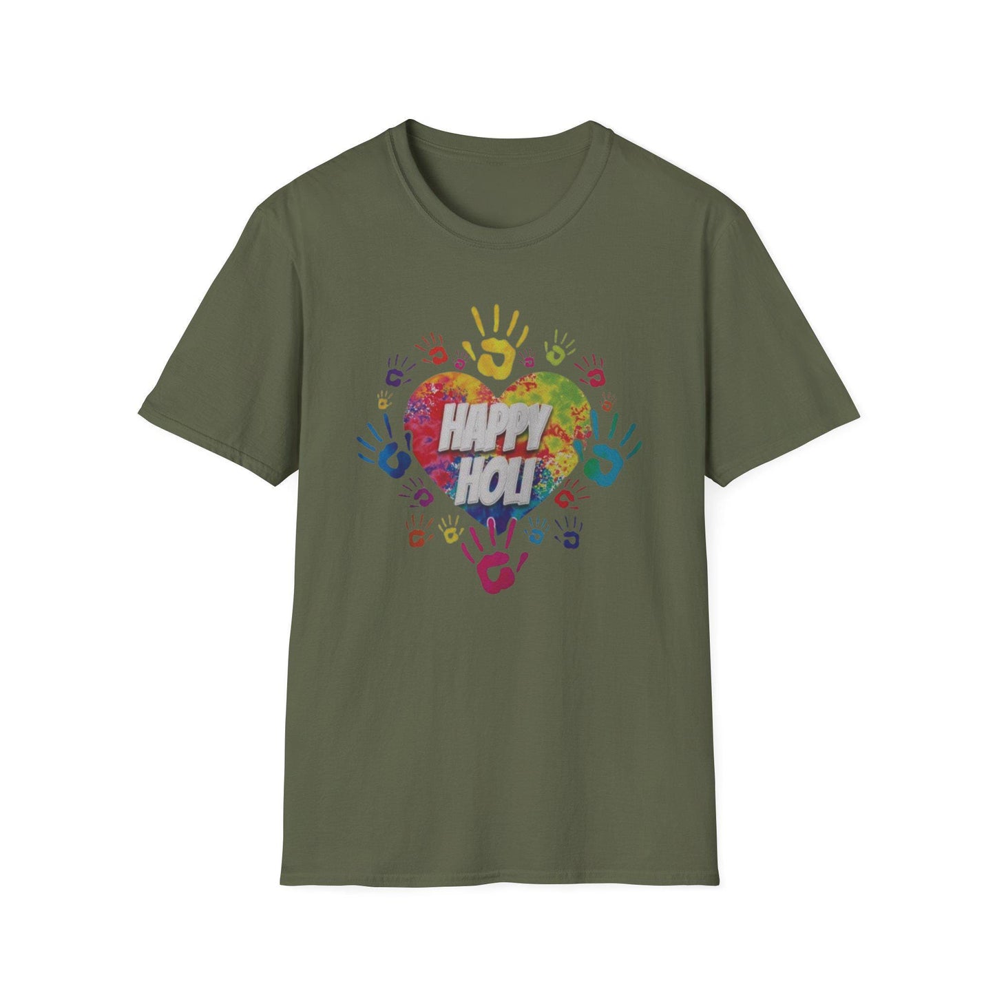 Happy You Heart, T-Shirt | Colorful Handprints, Positive Message