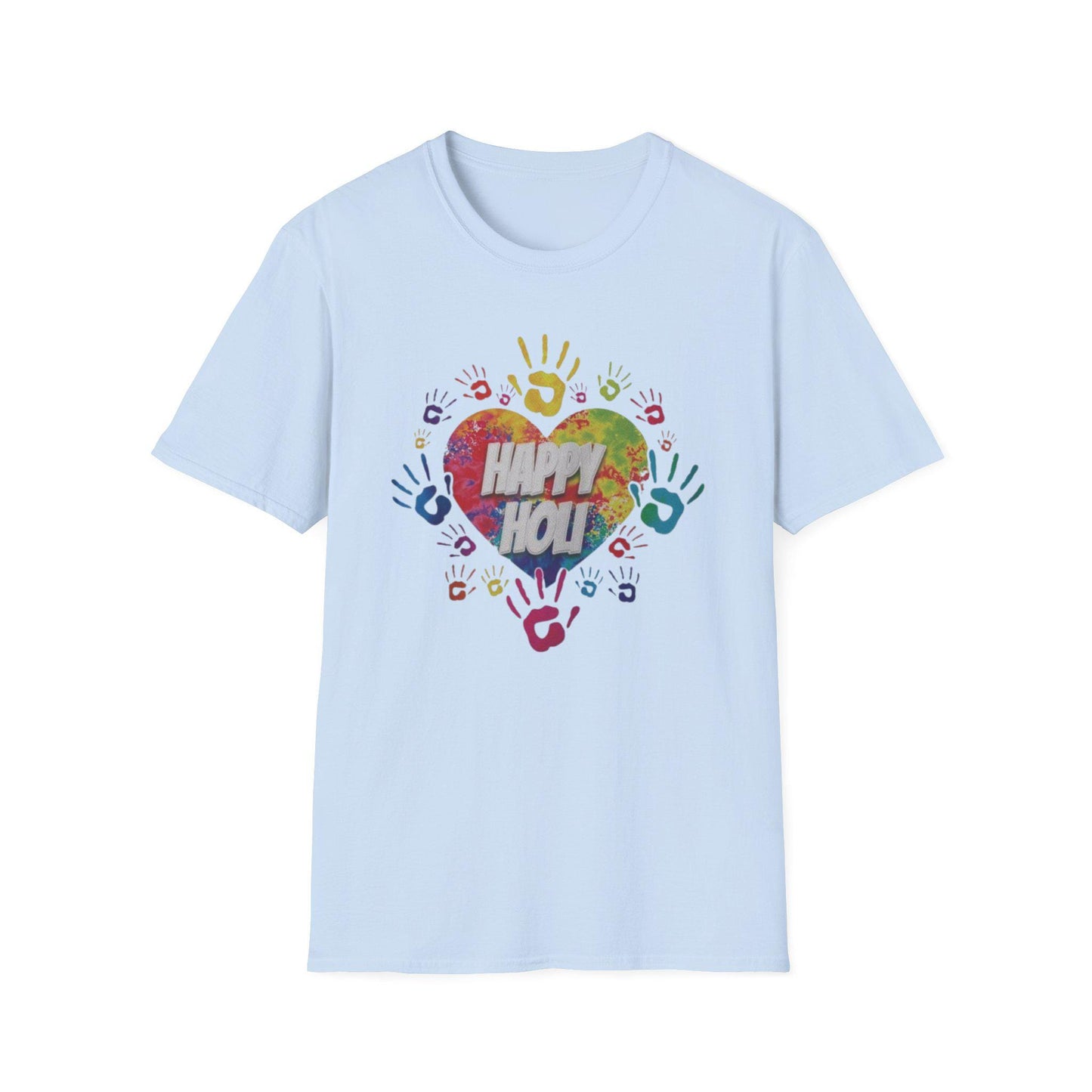 Happy You Heart, T-Shirt | Colorful Handprints, Positive Message